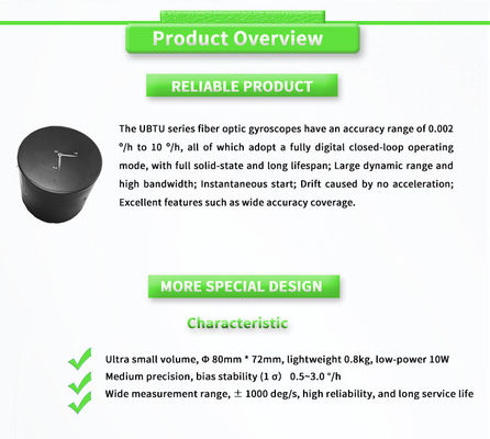 UNIVO UBTU300Y Attitude/Azimuth Reference System with Fibre Optic Gyroscope Sensors