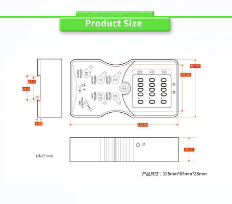 Customized Support UNIVO UBSDC-232Y High-Precision Digital 3D Navigation North Finder
