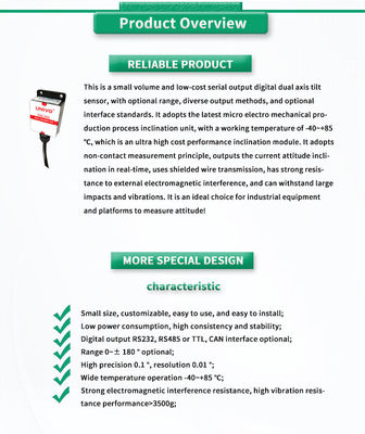 ODM Customized Support UBIS-326Y Inclination Sensor for Digital Inclinometer Measurement