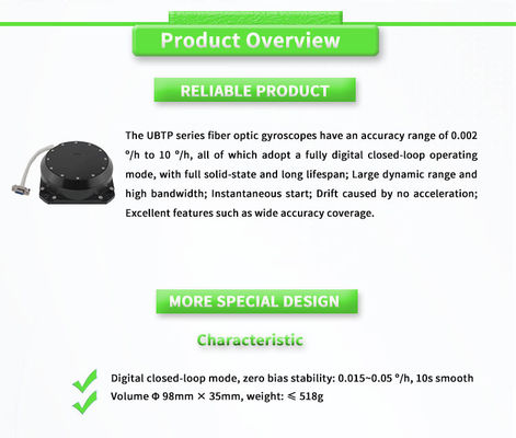 OEM Supported UNIVO UBTP1000Y Small Inertial Navigation Device with RS422 Output