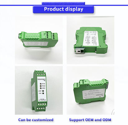 LED Display Screen Supports LVDT RVDT 4 5 6 Line Displacement Sensor Signal Regulator