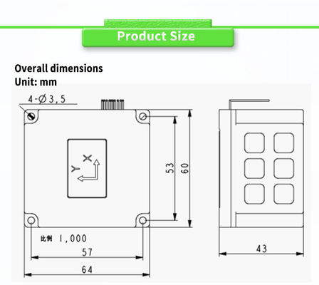 RS422 Output Form Fiber Optic Gyroscope Sensor UNIVO UBTPD300Y for Your Requirements