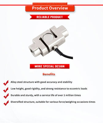 Tension and Compression Force Sensor 2.0mV/V Sensitivity Robotic Arm Electronic Scale