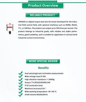 ODM Supported UNIVO UBIS-426Y Digital Inclination Sensor for Industrial Applications