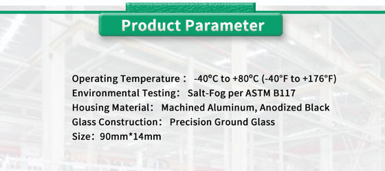 Industrial Grade UNIVO UBIS-7210-9 Aluminum Inclinometer for Precise Slope Monitoring