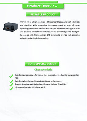 Fibre Optic Gyroscope Sensor For Stable Attitude Navigation On UBTMH400Y Antenna